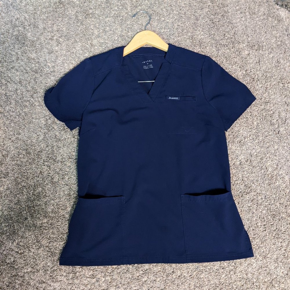 Jaanuu Navy 3-pocket relaxed top
